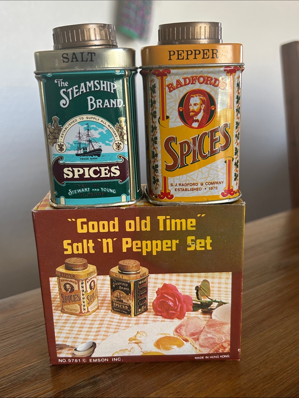 Vintage 70s Salt and Pepper Shakers